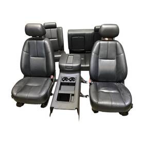 202-03227b Chevrolet 2012-2013 Silverado 2500 Front And Rear Seat Set Black 193 Crew Cab