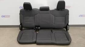215.gm8b23 Chevrolet 23 Chevy Silverado 3500 Rear Seat Assembly Black Vinyl Crew Cab