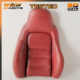 88954213 Chevrolet 97-02 Corvette C5 Front Right Seat Top Upper Back Cushion Red Oem