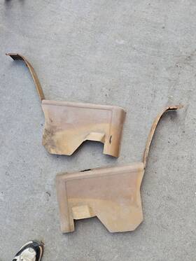 9806312 Chevrolet 1970 70 1971 71 1972 72 Chevelle Ss Malibu Rear Seat Arm Rest Bases Filler