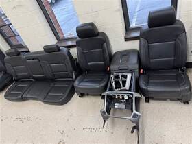 202-04005l Chevrolet Truck 14-19 Silverado 1500 Ltz Black Leather Seat Console Set Heated And Cooled