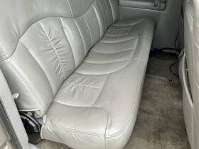 215.gm8m99 Chevrolet Truck Silverado 1500 1999 Rear Seat Gray Leather Bench Second Row 779328