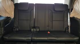 220.gm8d17 Chevrolet Truck 17 Chevy Tahoe Third Row Seat Assembly Black Leather