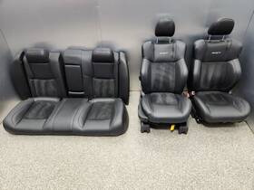202-02562l Chrysler 2008-2010 300 Srt8 Seat Set Front Rear Leather Suede Used Oem