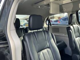 215.ch1614 Chrysler Town Country 2014 Passenger Right Rear Bucket Seat Black Leather 827442