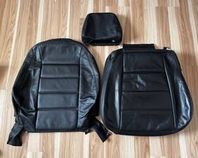 Blemished-sport-90010ps Corbeau Sport Seats Black Leather Covers Set Driver Side Passenger