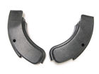 D1zz-6561692-3  Scott Drake Mustang Parts Ford Black Seat Side Hinge Covers