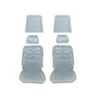 De69lbl Mustangs Unlimited Bucket Seat Upholstery Light Blue Mustang Deluxe