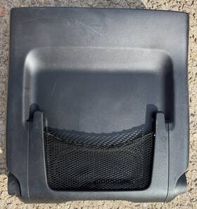 1up05dx9ad Dodge Jeep Grand Cherokee Durango 2011-2021 Oem Black Front Seat Back Cover Trim