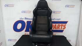 202-01136r Dodge 04 Viper Gen 3 Front Right Passenger Manual Seat Black Leather And Suede