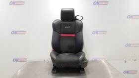 202-03304l Dodge 09 Challenger Srt Power Heated Seat Front Left Driver Black Leather