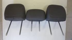 206.ch2123 Dodge Headrests All 3 Rear Black Leather Fits 23-24 Hornet Gt 164759
