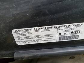 206.ch2j13 Dodge Avenger 2013 Headrest 3696122