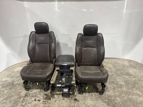 3810-b Dodge 2012 Ram 1500 Laramie Longhorn Complete Electric Leather Seat Set