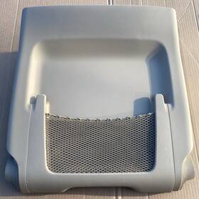 58220 Dodge 2011-2021 Jeep Grand Cherokee Durango Front Seat Back Cover Trim Panel Beige Oem