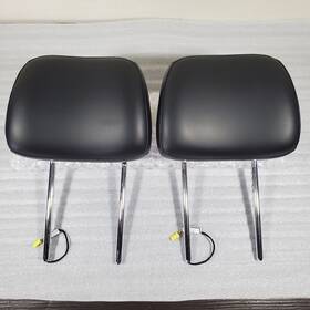 5pp26dx9aa Dodge Set Of Oem 11-18 Durango Jeep Grand Cherokee Front Active Headrest Black