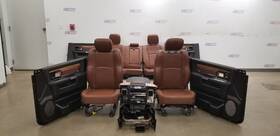 Dodge Truck 200.ch8m16 16 Ram 1500 Longhorn Interior Set Seats Trim Panels Console Brown Leather