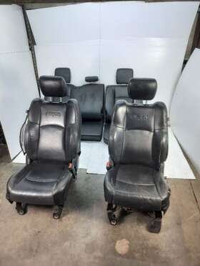 202-03743bl Dodge Truck Laramie Leather Full Seat Set Damage Fits 12-19 Ram 2500 L022