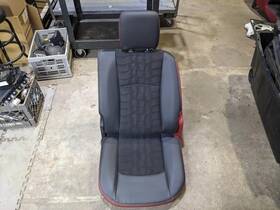 5yq43jrrab Dodge Truck 2015-2018 Ram 1500 Rebel Rear Left Seat Cloth Black/red Oem