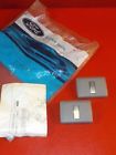 E8oy-54612a64-b Ford Nos Lincoln Continental Seat Belt Buckle Covers Titanium
