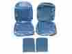 Eyup64faft-02 Unbranded New 1964 Futura Upholstery Front Bucket Seats Lh Rh Falcon Sprint Ford Blue