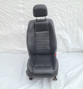 14a576 Ford G281t 2010 2011 2012 2013 2014 Mustang Front Right Passenger Black Leather Seat