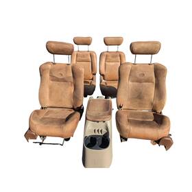 1l3z-1561711-bb Ford 1998-2004 F150 King Ranch Driver/passenger Heated Power Seat Set With Console