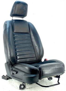 202-00198b Ford 2005-2009 Ustang Passenger Rh Front Bucket Seat Leather Manual Black Oem