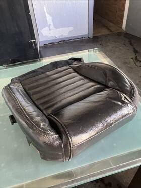 202-00199bl Ford 2005-2009 Mustang Passenger Front Seat Bucket Bottom Cushion And Black Leather