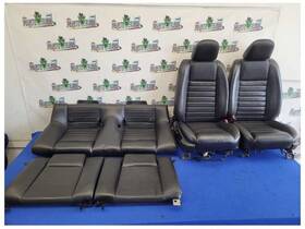 202-00220al Ford 2005-2009 Mustang Gt Coupe Seats Leather Bucket Black Front Rear 2600