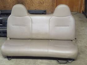 202-02438b Ford Tan Vinyl Front Solid Bench Seat Fits 1999-2007 F250 F350
