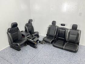202-10411l Ford 2019 F150 Raptor Pickup Front Rear Black Leather Seats Console 4dr Svt 792851