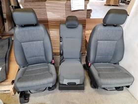 202.fd8223 Ford 2021-2023 F150 Front Cloth Seats 40/20/40 Set Rh Lh Center Gray