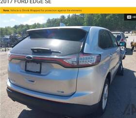 206.fd1517 Ford Edge 2017 Headrest 1645537