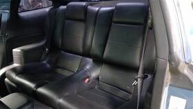 215.fd1h07 Ford 2007 07 Mustang Rear Seat Black Leather 89684