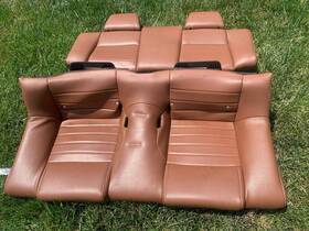 215.fd1h14 Ford 2011-2014 Mustang Gt 5.0l Coyote Rear Convertible Leather Seats Oem Factory
