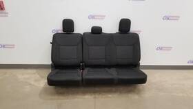 215.fd8223 Ford 23 F150 Xlt Fx4 Rear Back Seat Assembly Black Cloth Crew Cab