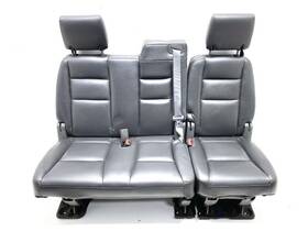 215.fd8309 Ford Rear 2nd Row Seat Black Leather Fits 2006-2010 Explorer 65291