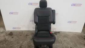 215.fd8g22 Ford 22 2022 Explorer Second Row Seat Rear Right Passenger Black Leather Suede