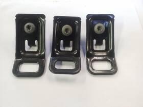 215.fd8m06 Ford Rear Cab Wall Car Seat Straps Hooks Fits 05 06 07 F250 F350 F450