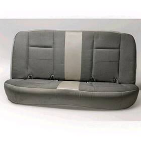 3w7354672a19-bb Ford 98-11 Crown Victoria P71 Cvpi Oem Rear Bench Seat Covers Inch Light Stone Cop
