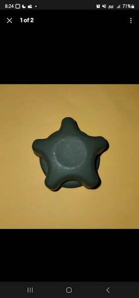 4l2z-78617b70-aac Ford 02-05 Explorer Mountaineer Lumbar Seat Knob For Back Support Oem Dark Gray