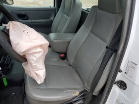 4l5z1061705aa Ford Used Front Left Seat Fits 2009 Ranger Regular Cab Bench 60/40 Manual Vinyl