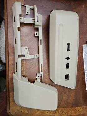7l14-7862185-a Ford Expedition 2007-2014 Front Drivers Seat Switch Trim Bezel Tan Set Left Hand