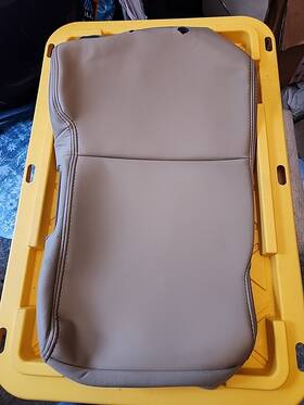 Bc3z-2864416-cb Ford 2011-2012 F250 F350 Adobe Lariat Seat Cover Center Upper
