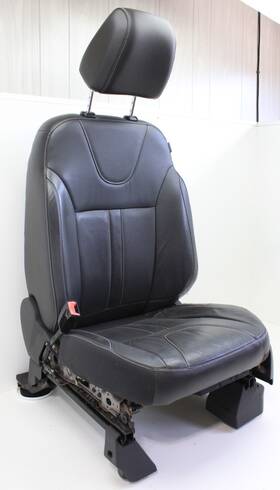 Cj5z-78632a23-d Ford 2013-2014 Escape Front Left Seat Black Leather With Power Adjust Heat Oem