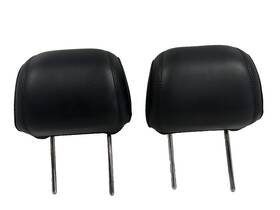 Fb5z78611a08ba Ford 16 - 19 Explorer Front Driver And Passenger Seat Black Leather Head Rest Set Oem