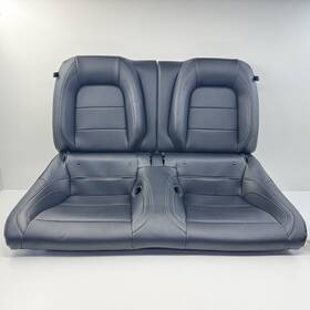 Pr3b-c63160-aa Ford 24-26 Mustang Premium Rear Seat Set Upper And Lower Cushion Leather Black Oem