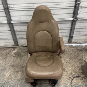 202-01374br Ford Truck 99-04 F350 Super Duty Used Rh Right Passenger Manual Lariat Leather Seat