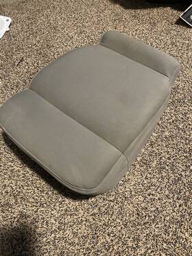 202-02014ar Ford Truck 04-08 F150 Front Middle Center Seat Bottom Only Light Gray Oem